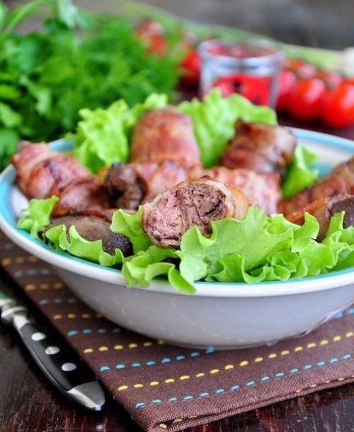 Румаки из маринованной куриной печени за 20 минут.