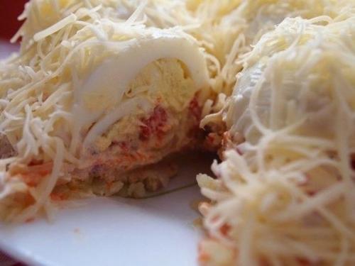 Салат Сугроб. Ингредиенты. Салат Сугроб. Ингредиенты.