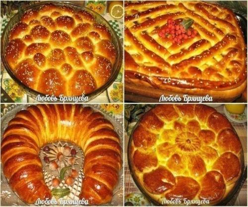 Шикарная подборка дрожжевых пирогов на все случаи жизни.