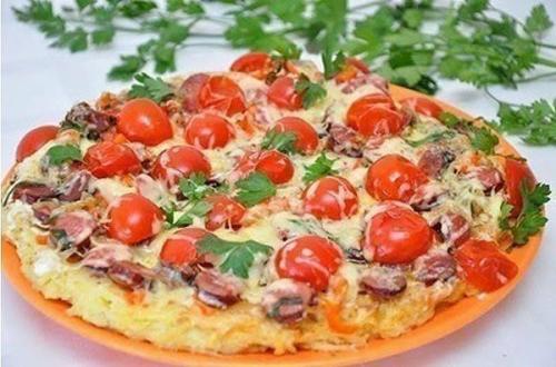 Картофельная пицца на СКОВОРОДЕ!