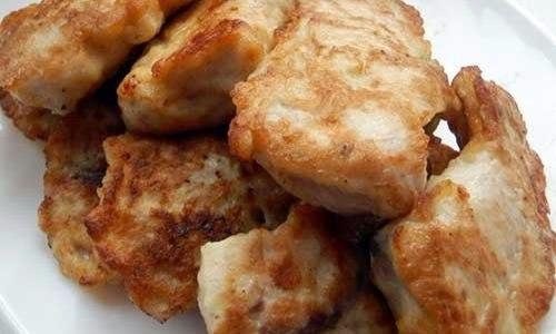Рыба в луковом кляре.