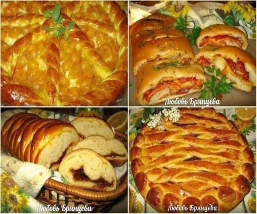 Шикарная подборка дрожжевых пирогов на все случаи жизни. 01