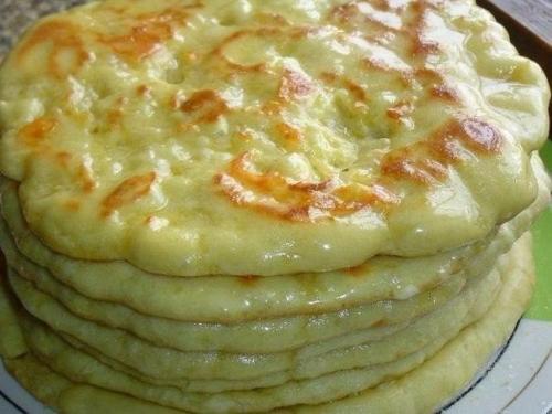 Хачапури по-тбилисски.  Ингредиенты: