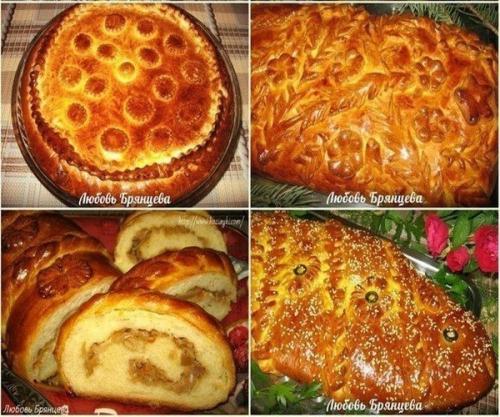 Шикарная подборка дрожжевых пирогов на все случаи жизни. 03