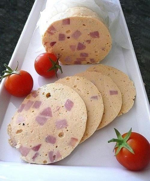 Домашняя куриная колбаса.