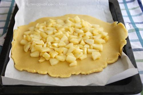 Яблочная галета.  Для теста: 06