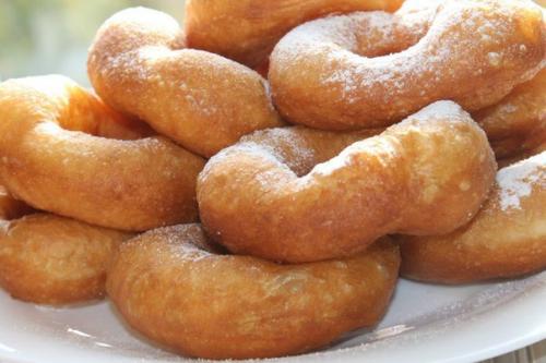 Творожные пышки. Творог - 100 г.