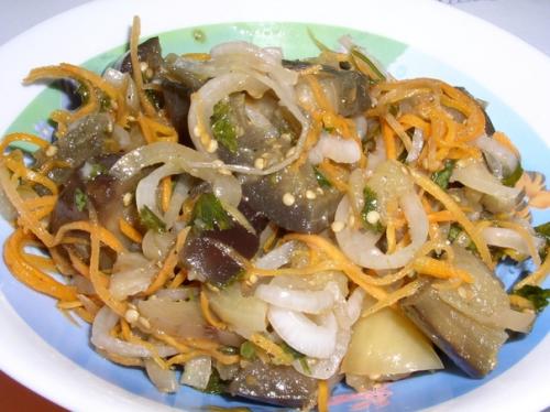 Баклажаны Царские по-корейски. Баклажаны Царские по-корейски.