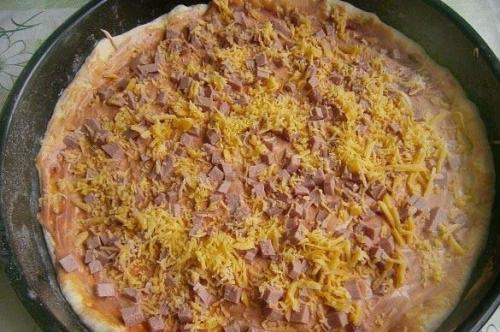 Пицца с ветчиной по-итальянски. 05