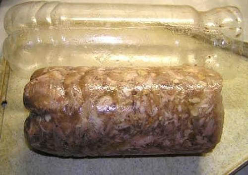 Куриный Рулет в бутылке. 02