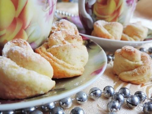 Творожное печенье Чайная Роза. 01