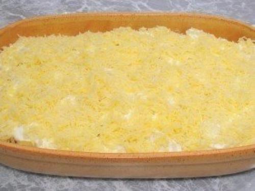 Рыба с картофелем, запеченные под майонезом. 04