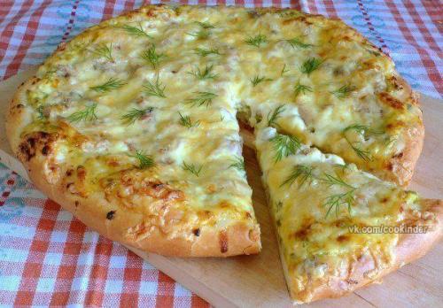 Деревенская пицца.  Ингредиенты: 06