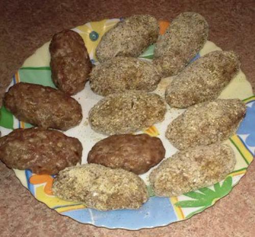 Аппетитные котлеты в кукурузной панировке. 03