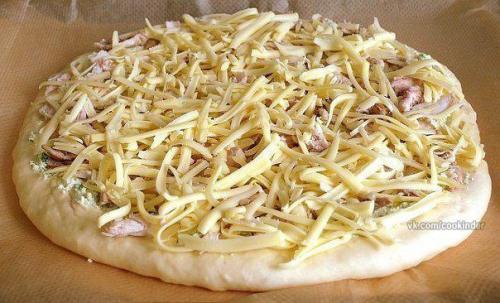 Деревенская пицца.  Ингредиенты: 05