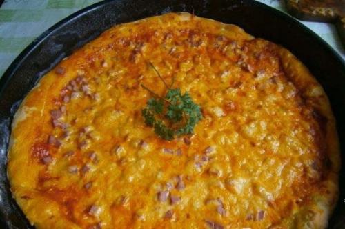 Пицца с ветчиной по-итальянски. 06