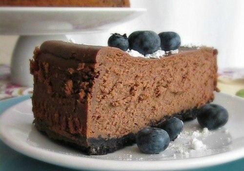 Шоколадный чизкейк.  Ингредиенты: