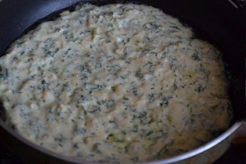 Сырные лепёшки.  Ингредиенты: 05