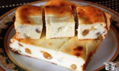 Фантастически вкусная творожная запеканка.