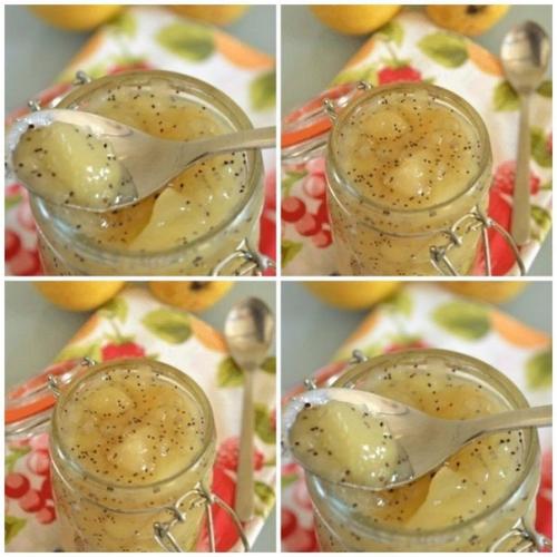 Варенье из груш с маком.
