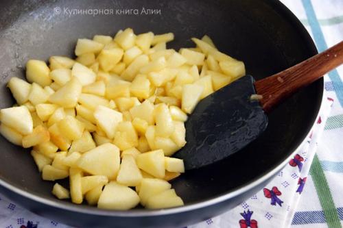 Яблочная галета.  Для теста: 04