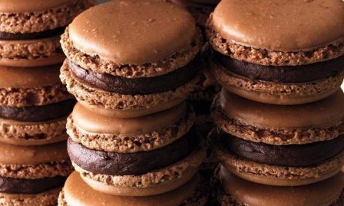Шоколадные Macarons.  Ингредиенты: