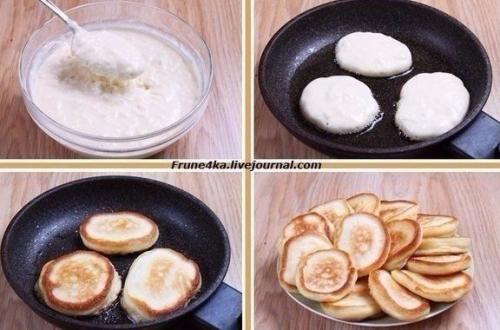 Вкуснейшие пышные оладьи. 03