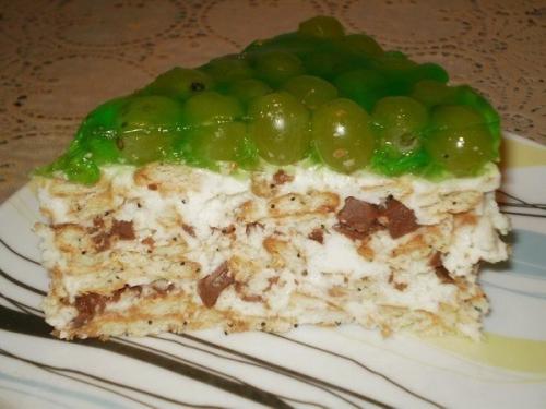 Вкусный торт без выпечки.