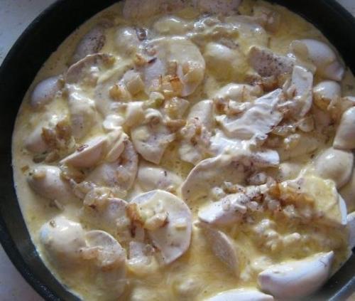 Запеканка из пельменей ленивая жена. 03