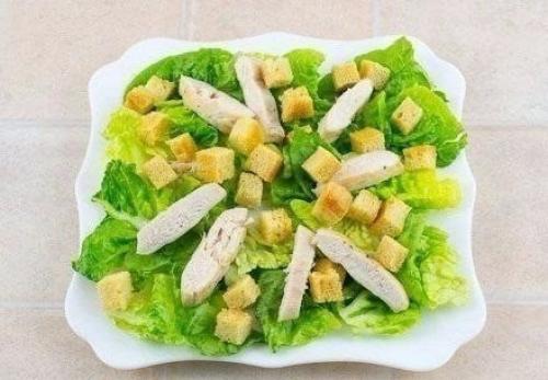 Салат Цезарь с курицей. 05 Салат Цезарь с курицей. 05