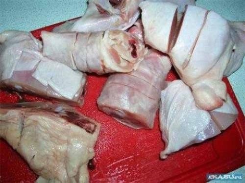 Курица в сметанном соусе. 01