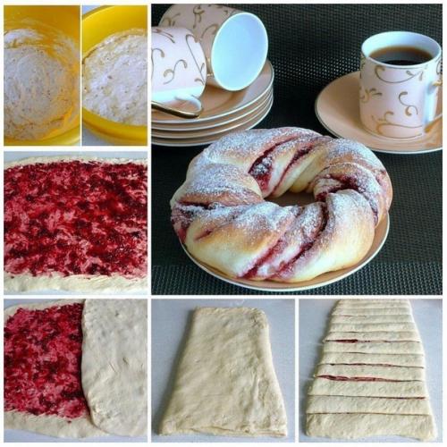 Веночки с клюквой.