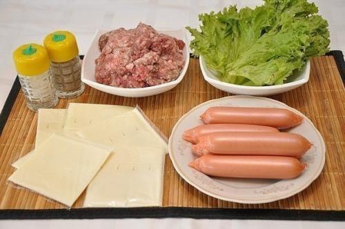 Котлеты Черепашки.  Ингредиенты: 01