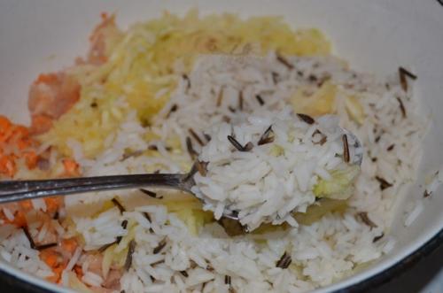 Котлеты из куриного фарша и кабачков. 03