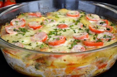 Запеканка с картофелем и фаршем. 01