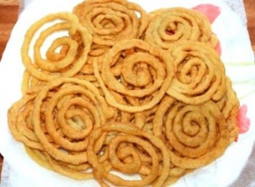 Джалеби.  Ингредиенты.  Излюбленное лакомство индийских сладкоежек! 04