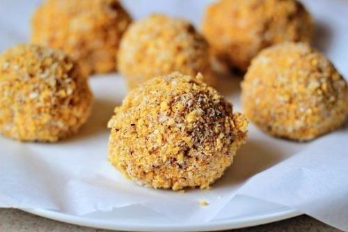 Жареное мороженое.  Ингредиенты: 07