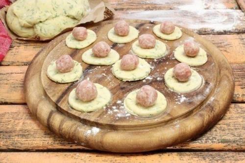 Домашние пельмени с необычным тестом. 07