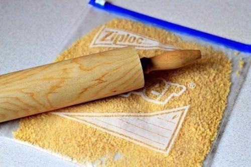 Жареное мороженое.  Ингредиенты: 03