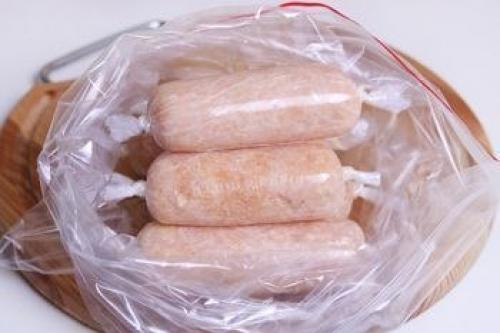 Домашние сосиски из курицы. 06