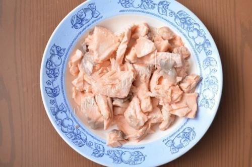 Сырный суп с семгой. 03