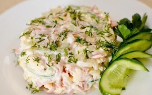 10 салатов с ветчиной! 07