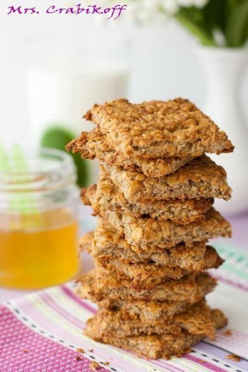 Печенье геркулесовое с бананами.