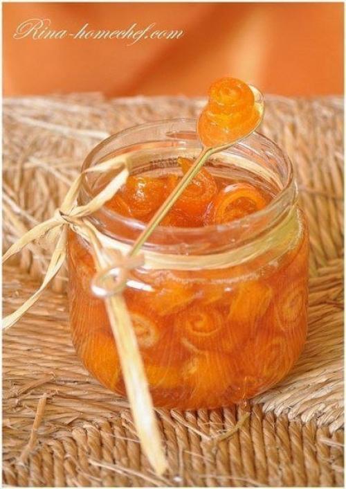Варенье из апельсиновых корок Завитушки.