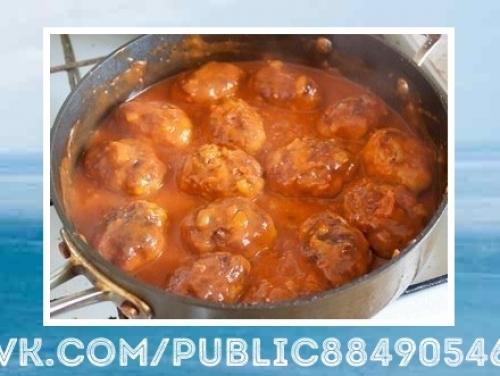 Вкуснятина!  Котлеты с подливой. 04