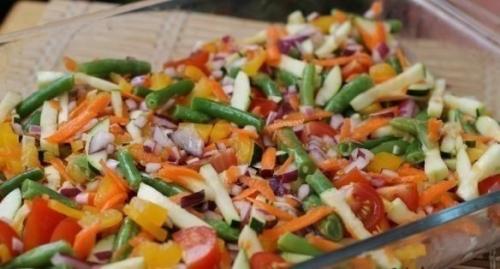 Куриный стейк с овощами. 03
