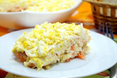 Легкий салат Россо.