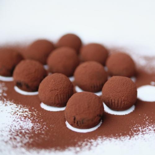 Шоколадные трюфели.  Ингредиенты: