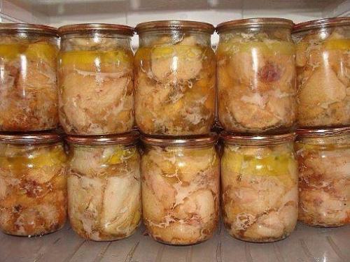 Вкуснейшая домашняя тушенка из курицы.