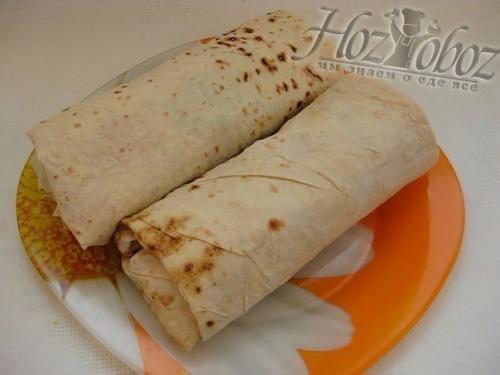 Домашняя шаурма.  Ингредиенты: 07